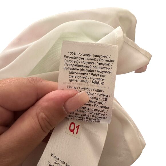 GANNI Patterned Georgette Mini Dress NWT Sz 38 (US 6) - Picture 6 of 6